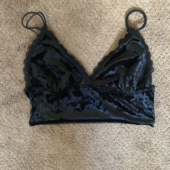 Garage Other - Garage Velvet Bustier Bralette